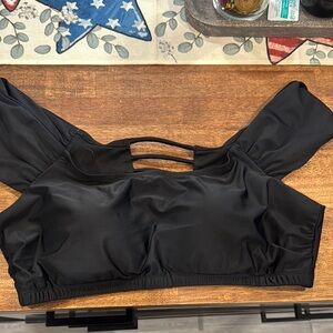 Swimsuits For All Black Swim Top